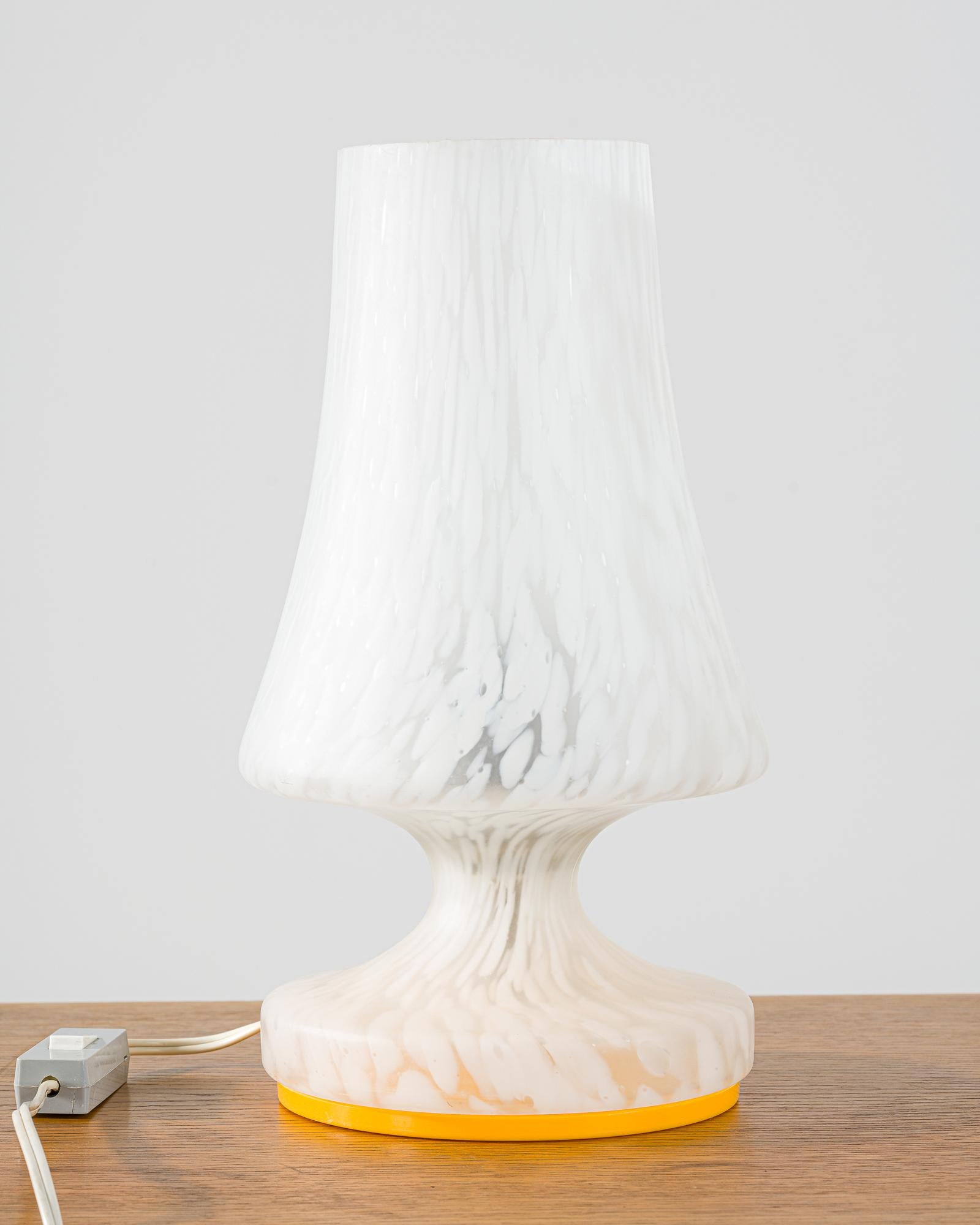 Czechoslovakian Glass Table Lamp, 1970s For Sale 6