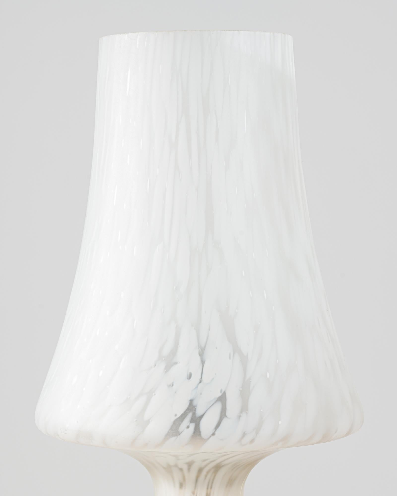 Czechoslovakian Glass Table Lamp, 1970s For Sale 7