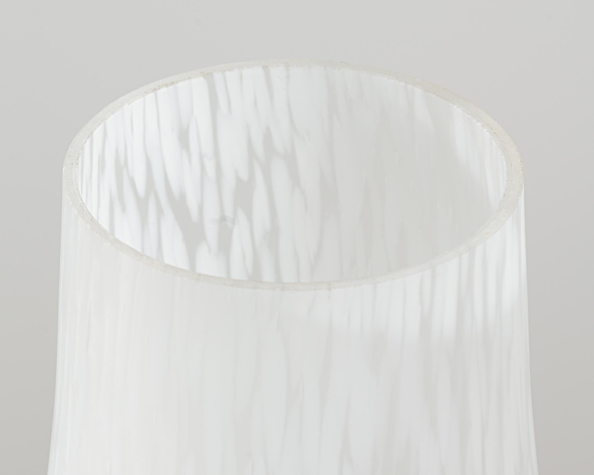 Czechoslovakian Glass Table Lamp, 1970s For Sale 5