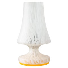Czechoslovakian Glass Table Lamp, 1970s