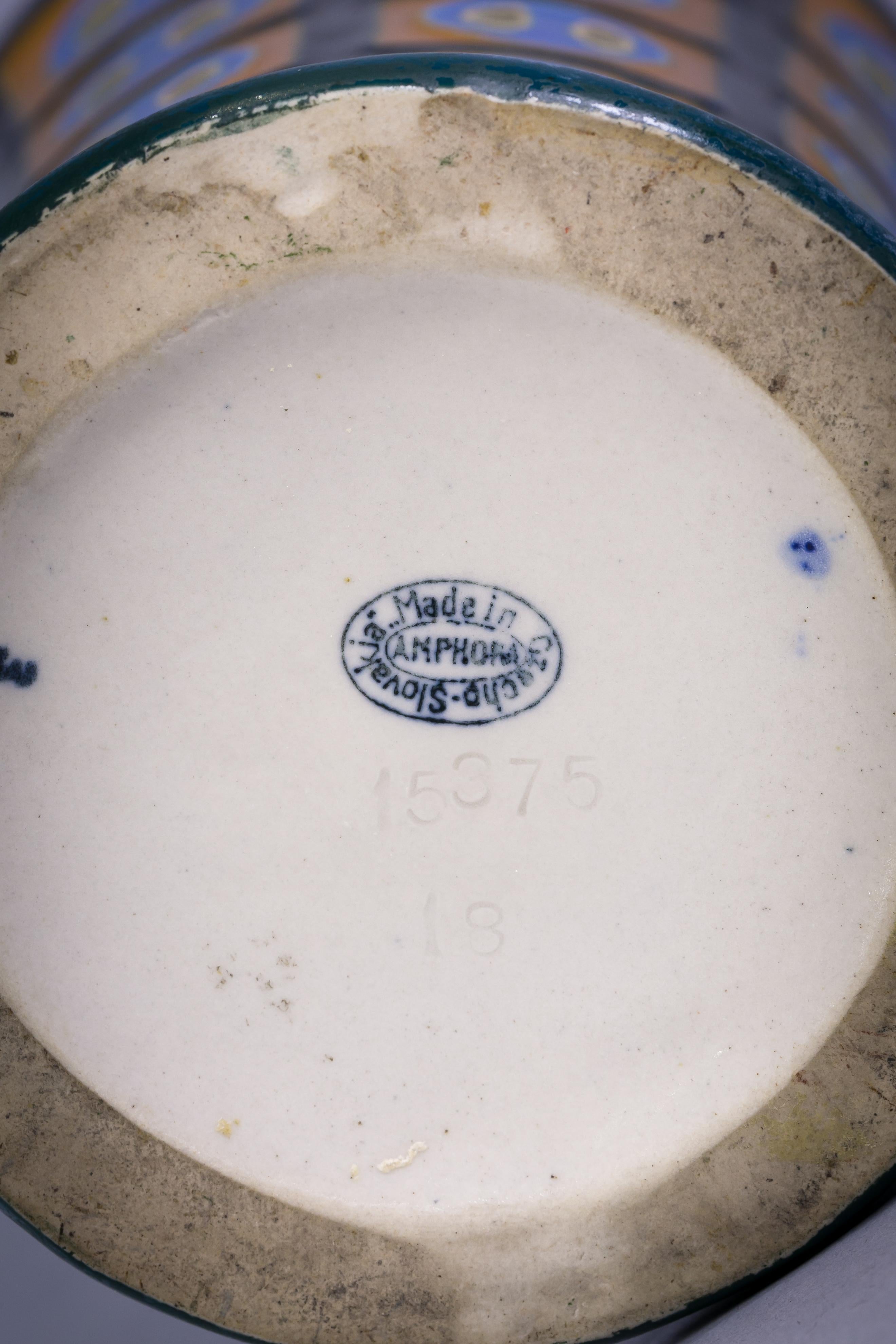 amphora pottery czechoslovakia