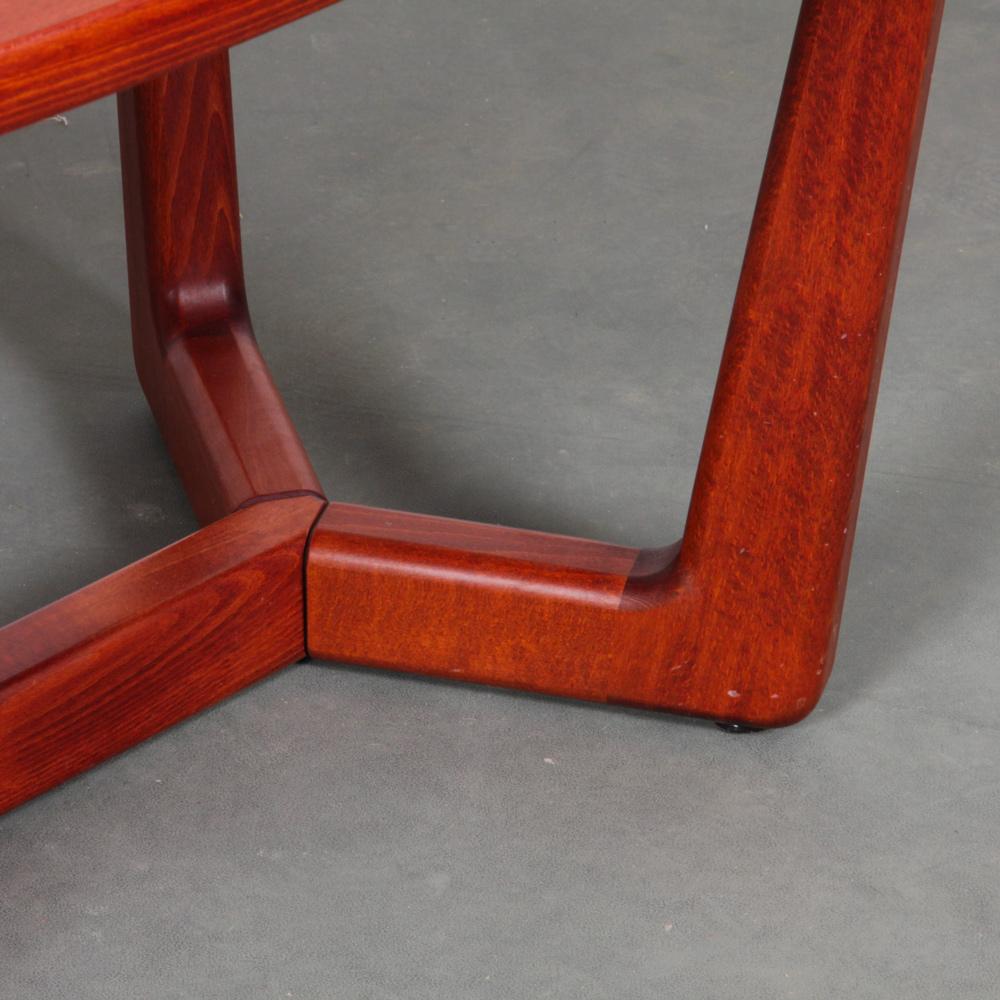 Fin du 20e siècle Table ovale tchécoslovaque Venesa pour Dřevotvar, 1970 en vente