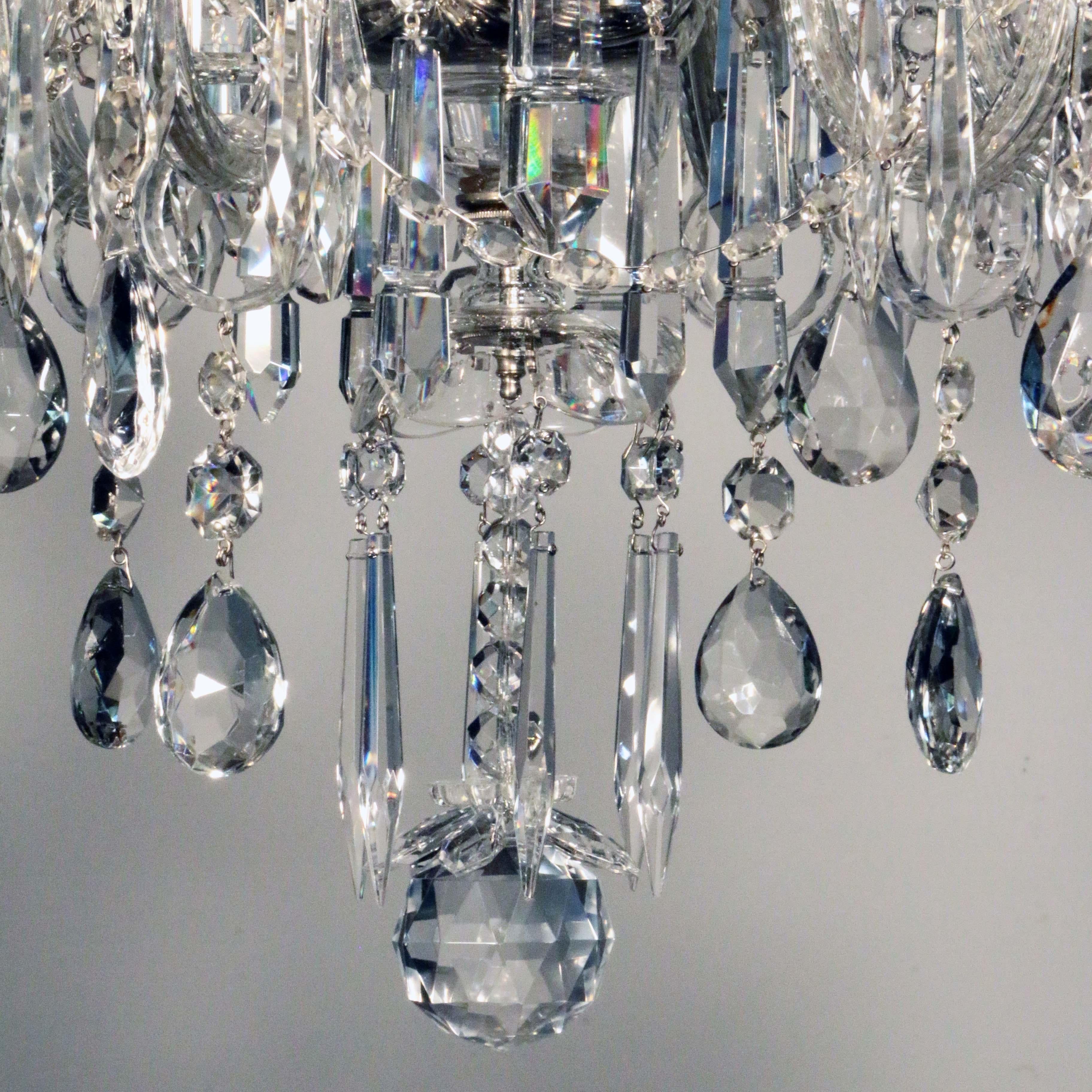 Glass Drop Crystal Chandelier Black 32in Diameter Glass Drop Crystal Chandelier Black 32in Diameter