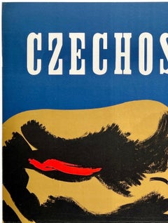 CZECHOSLOVAKS CARRY ON Rare Original Vintage WWII World War Propaganda Poster