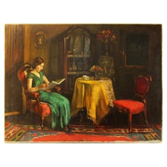 Czene János Ap�átfalvi (1904 - 1984)  Peinture à l'huile originale signée (80x60cm)