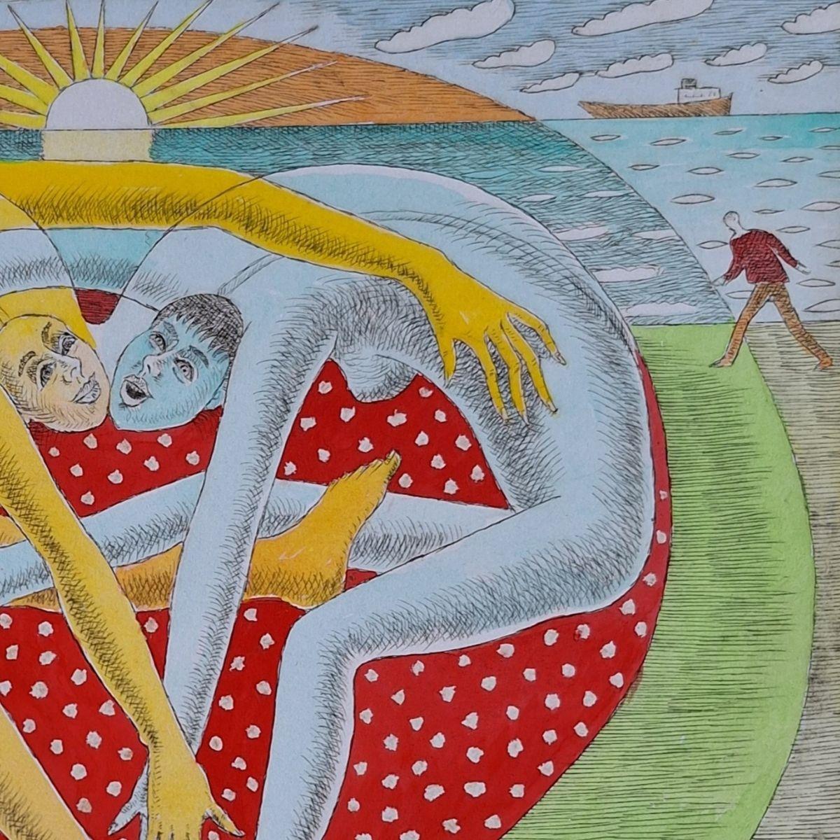 Der Druck kommt aus einer auf 10 Stück limitierten Auflage.

CZESLAW TUMIELEWICZ (geb. 1942)
Ab 1968 studierte er an der Fakultät für Architektur in Gdank, bevor er sein Studium an der Technischen Universität in derselben Stadt fortsetzte und dort