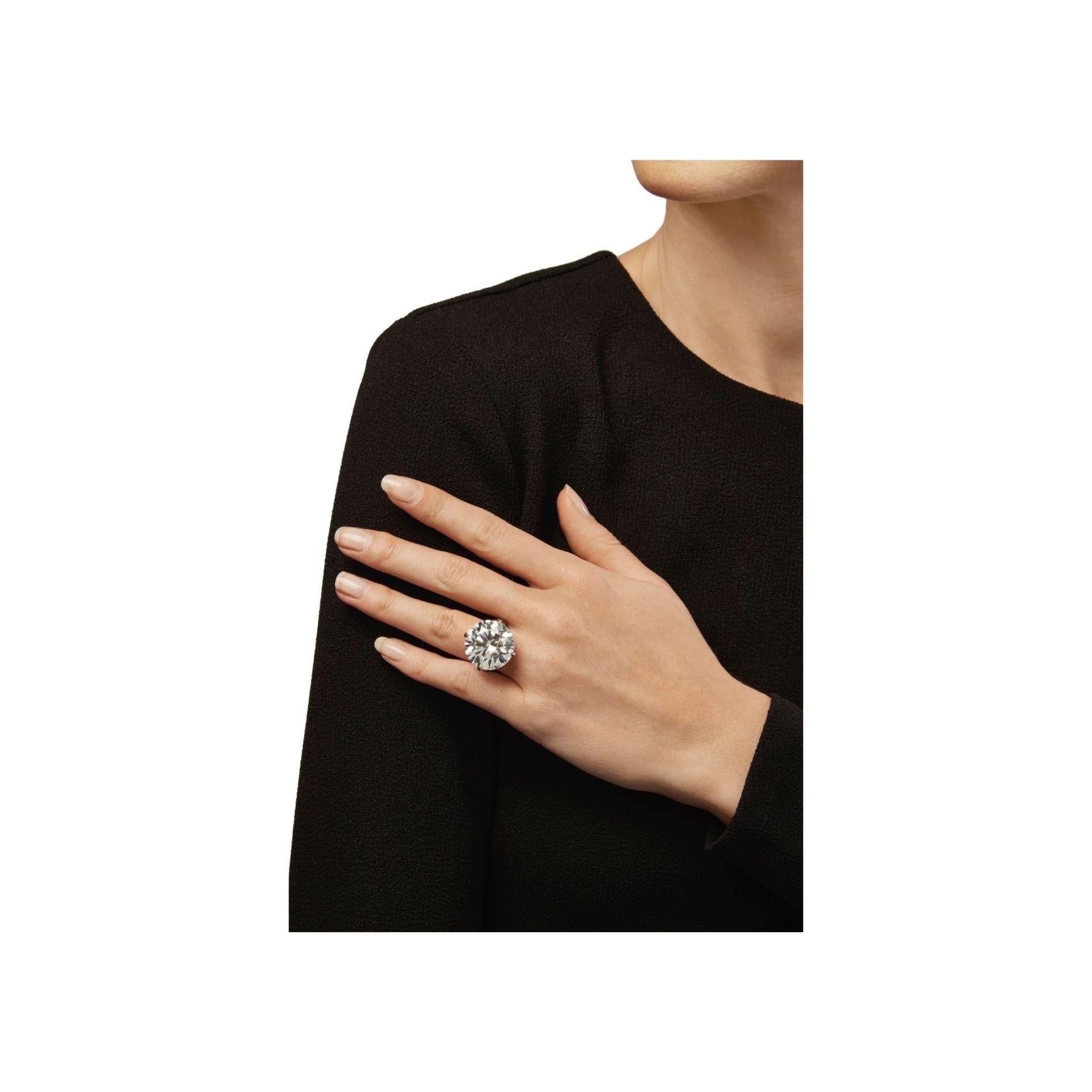 This D Color Internally Flawless diamond ring is a testament to extraordinary rarity and unmatched craftsmanship. Featuring a GIA-certified diamond of the highest D color grade, this gem is perfectly colorless, radiating an icy brilliance that