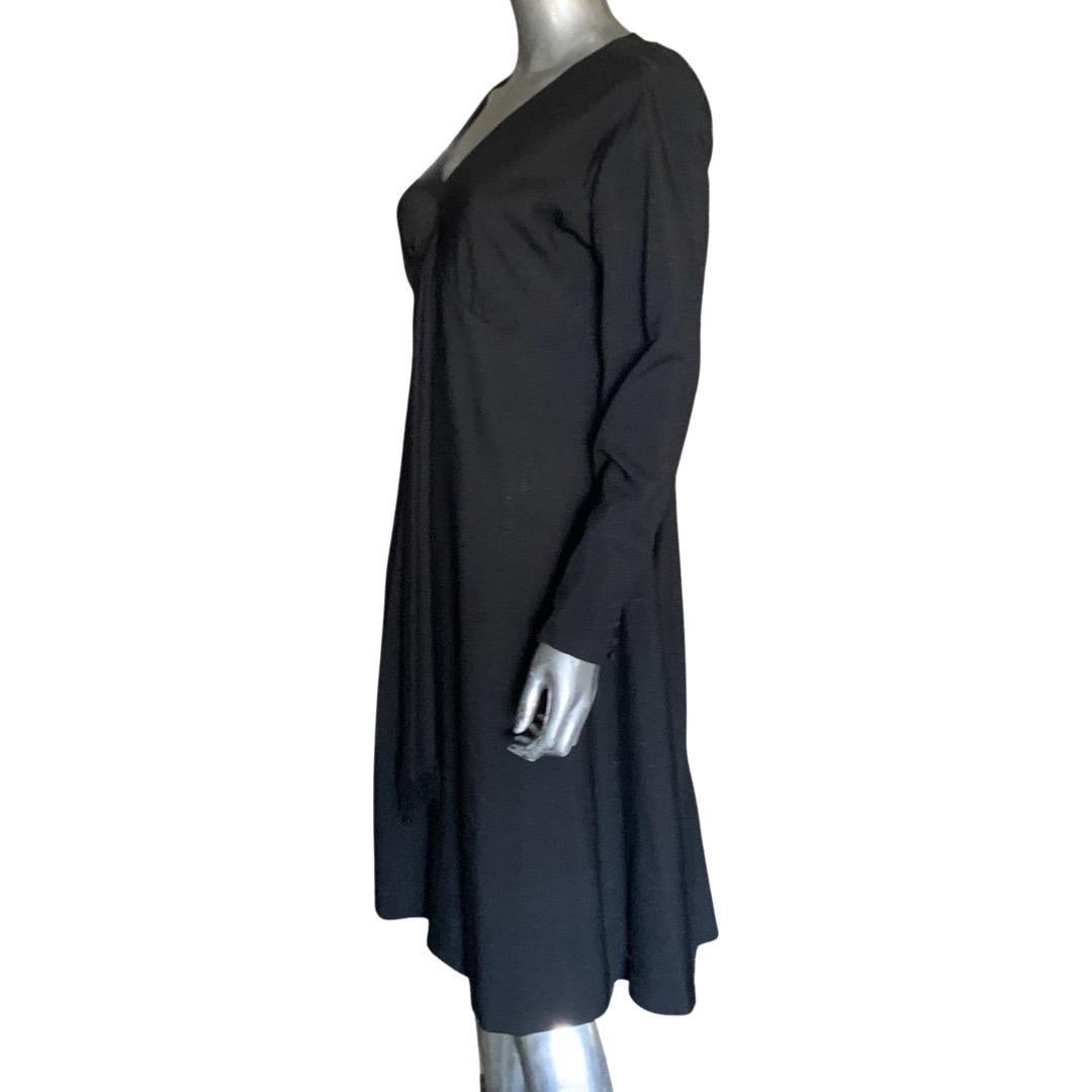 d’Crenza Beverly Hills Vintage Custom Made Little Black Cocktail Dress Size 14  For Sale 8