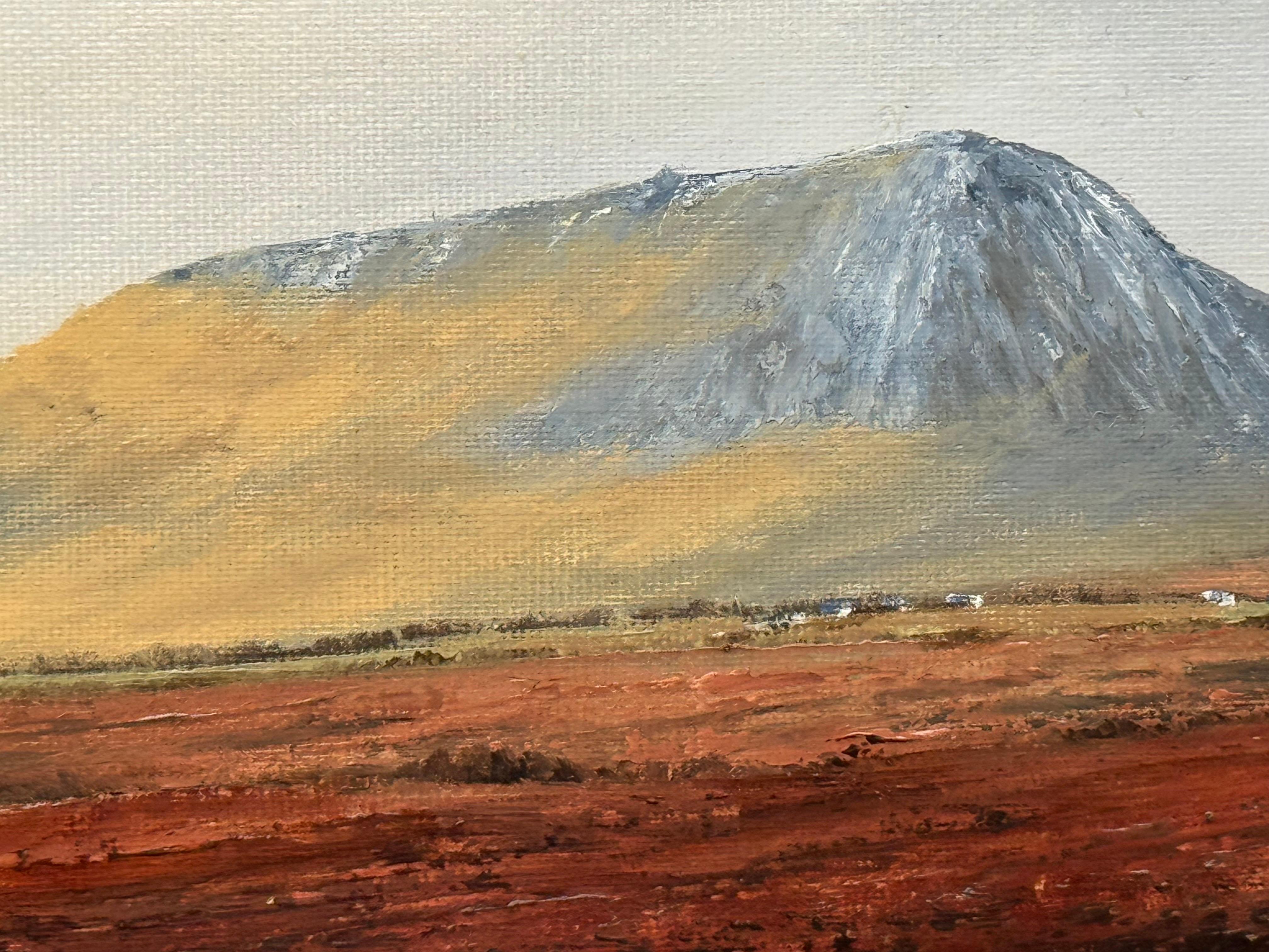 Mountain Lake Landscape of County Donegal Northern Ireland Vintage Irish Art For Sale 11