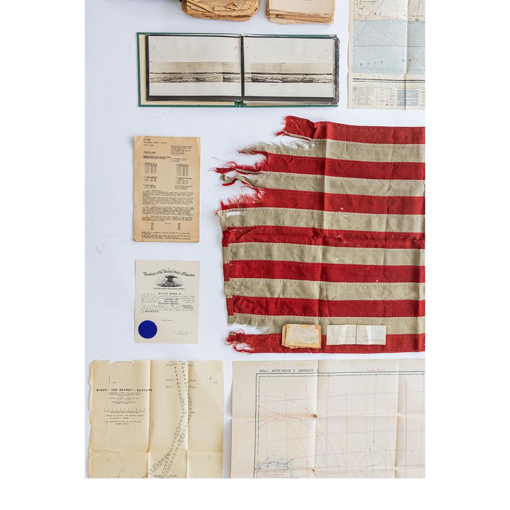 D-Day Flag, 1940s, one of the first American flags flown on June 6th, 1944. For Sale 5