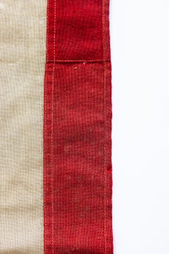 D-Day Flag, 1940s, one of the first American flags flown on June 6th, 1944.