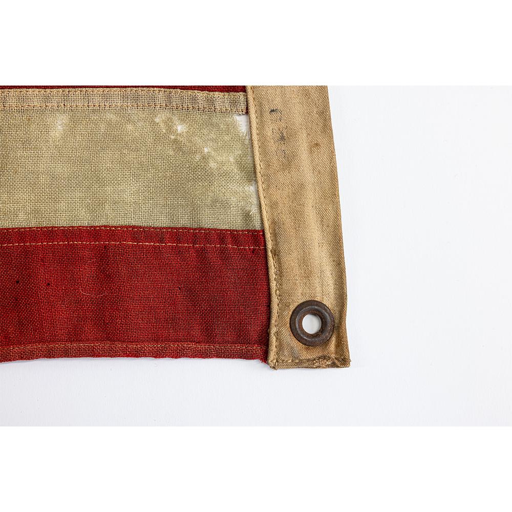 D-Day Flag, 1940s, one of the first American flags flown on June 6th, 1944. In Good Condition For Sale In London, GB