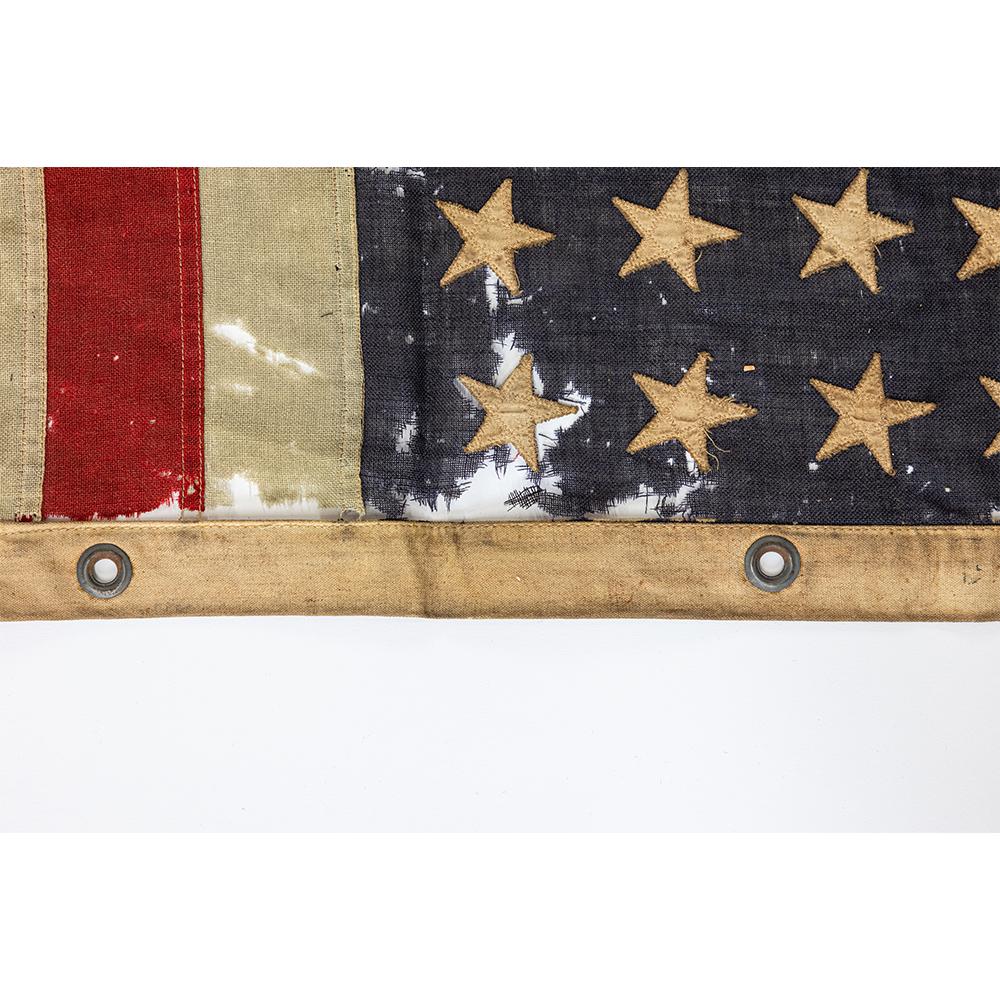 Mid-20th Century D-Day Flag, 1940s, one of the first American flags flown on June 6th, 1944. For Sale