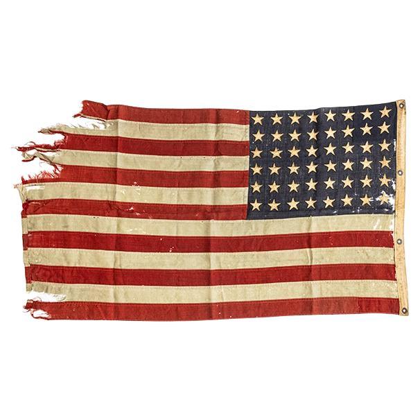 Bandiera del D-Day, anni '40, una delle prime bandiere americane sventolate il 6 giugno 1944.