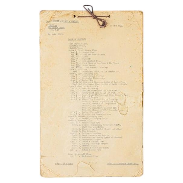 D-Day Operation Orders: No. 3-44 & No. 1-44  1944, the D-Day Bible.