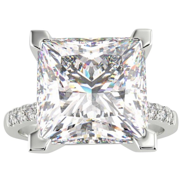 VVS GIA Certified 5 Carat Princess Cut Diamond For Sale at 1stDibs | 5  carat princess cut diamond ring, 5 carat diamond ring princess cut, 5ct princess  cut diamond ring