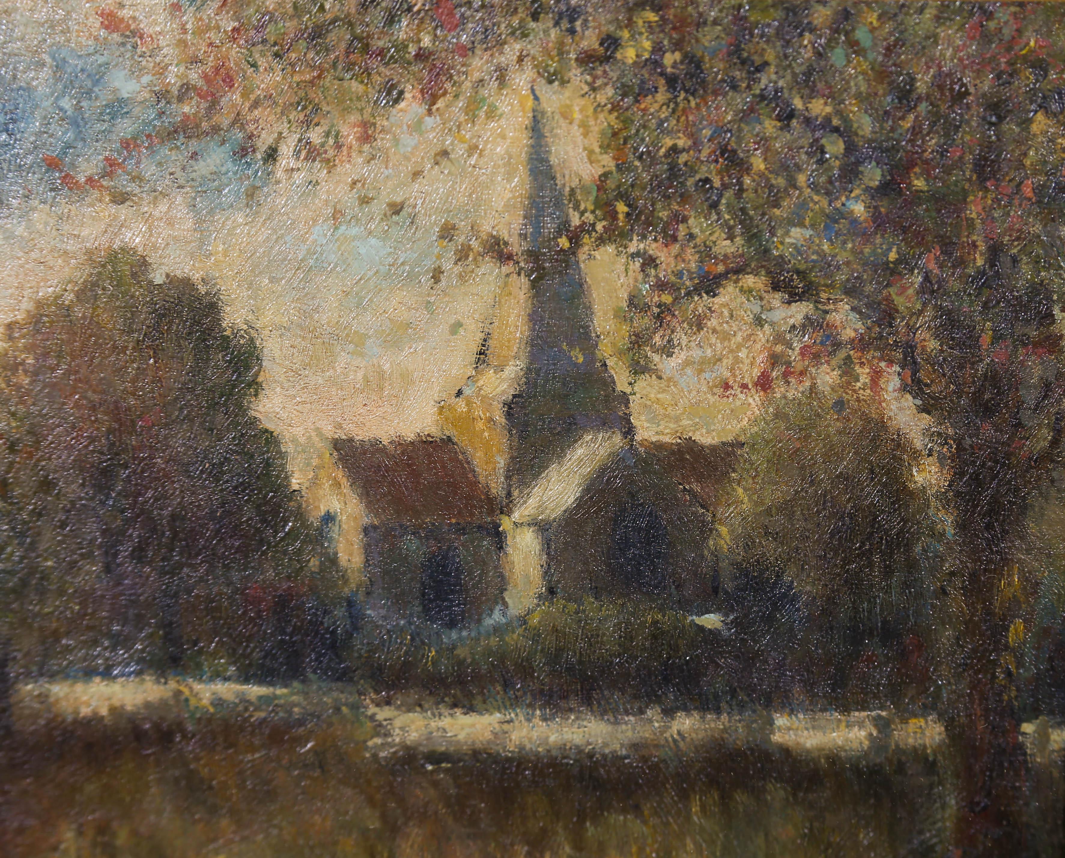 D. Forbes - 20th Century Oil, St Andrew's Church, Alfriston For Sale 4