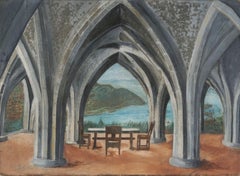 Ravello Amalfiküste, Original-Ölgemälde, Villa Cimbrone La Cripta, Original