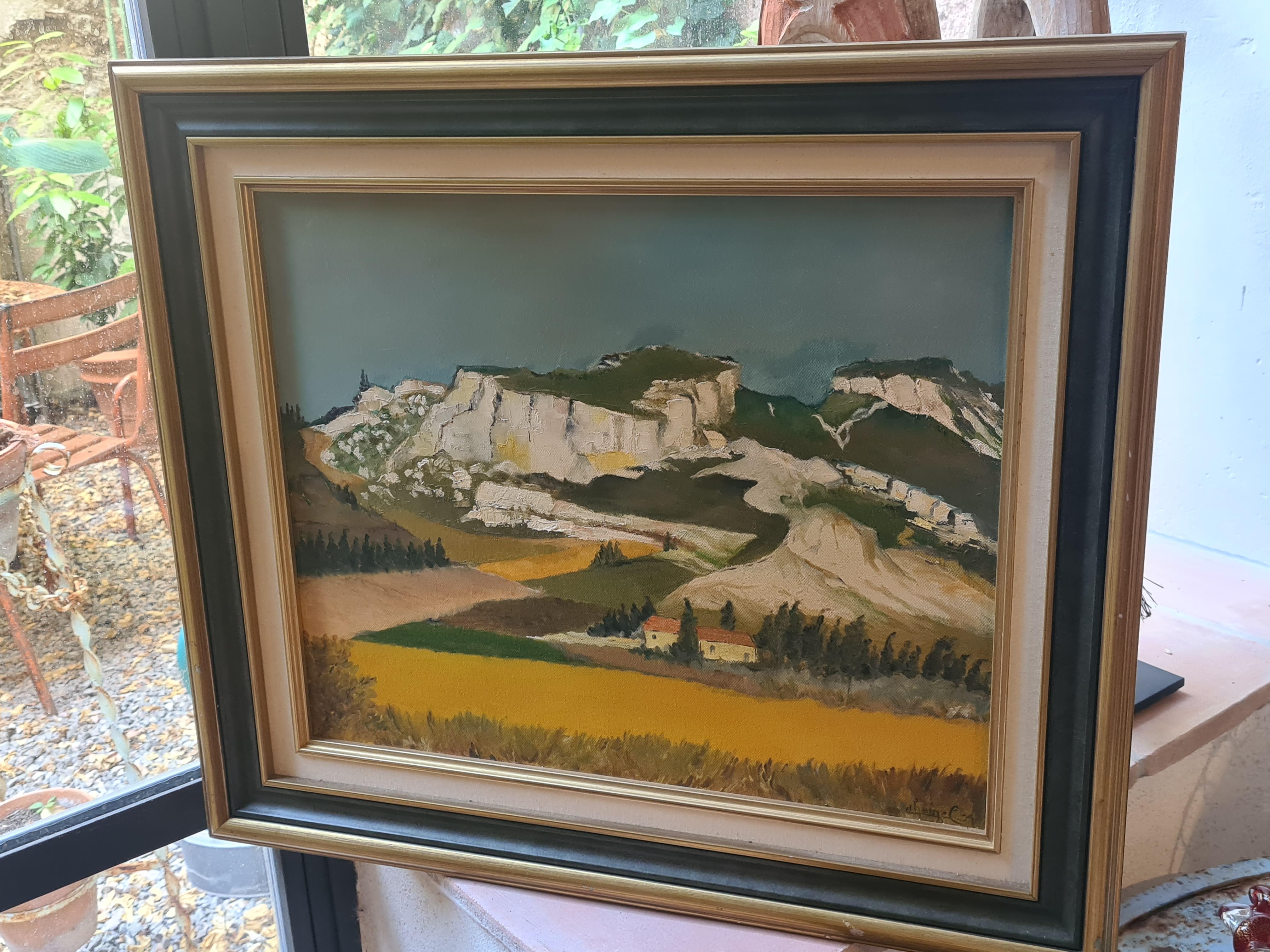 Champ couleur Paysage français, Le Mont St Victoire, Hommage à Nicolas de Staël en vente 7