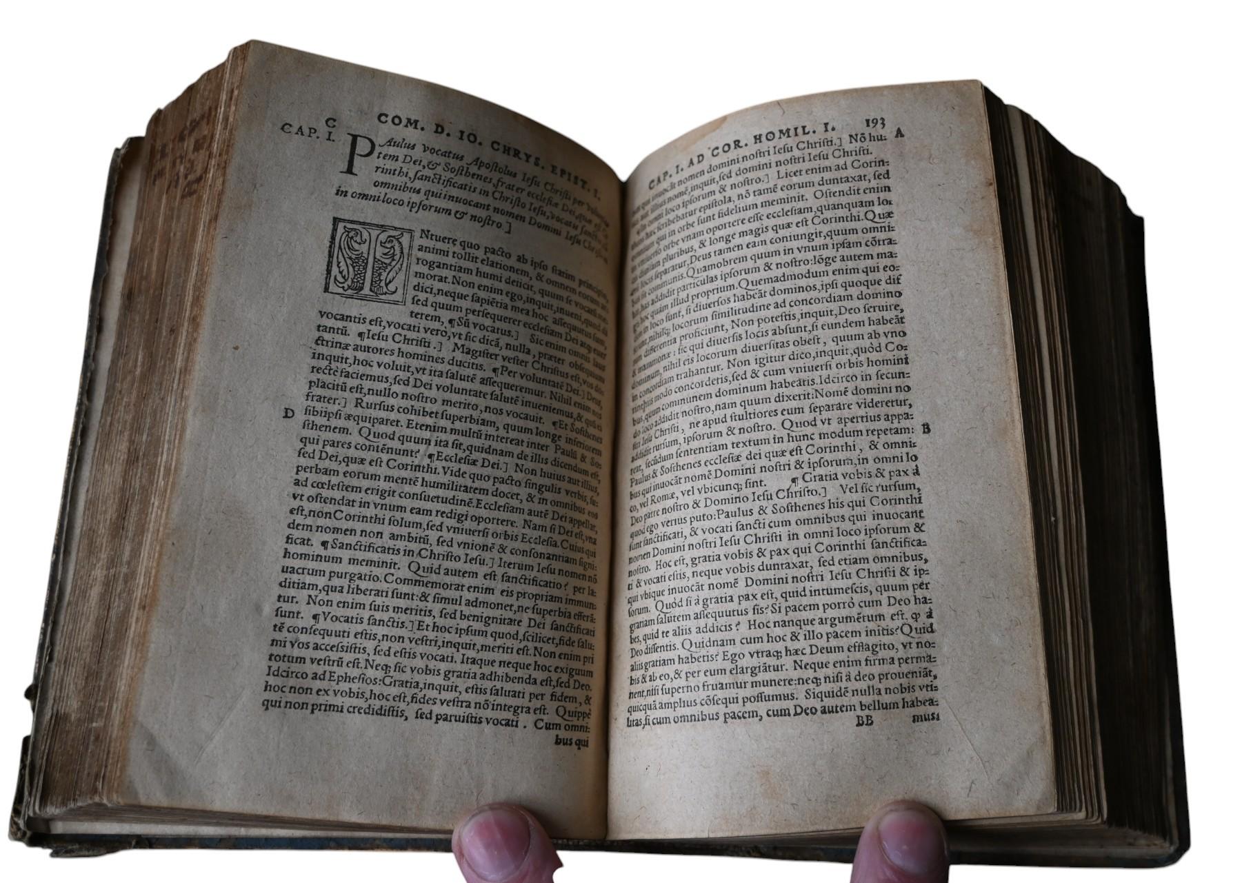D. Ioannis Chrysostomi Archiepiscopi Constantinopolitani 1556 For Sale 5