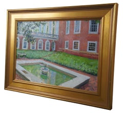 D is for Dauden Fountain East Courtyard Richmond Virginia by Edward Thomas