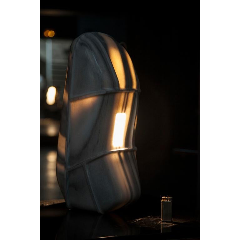 Modern Marble D Lamp by Thierry Dreyfus