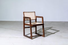 Chaise Box à piétement en D de Pierre Jeanneret, vers 1960