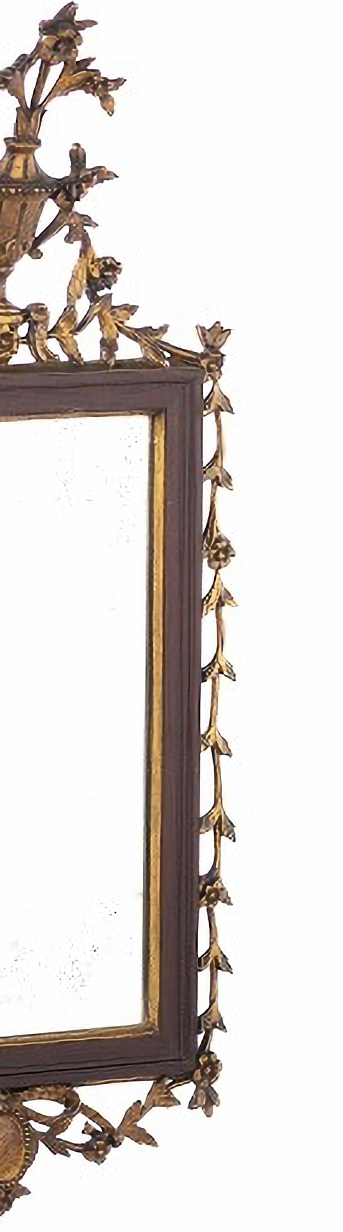Portugais D. MARIA WALL MIRROR 19ème siècle en vente