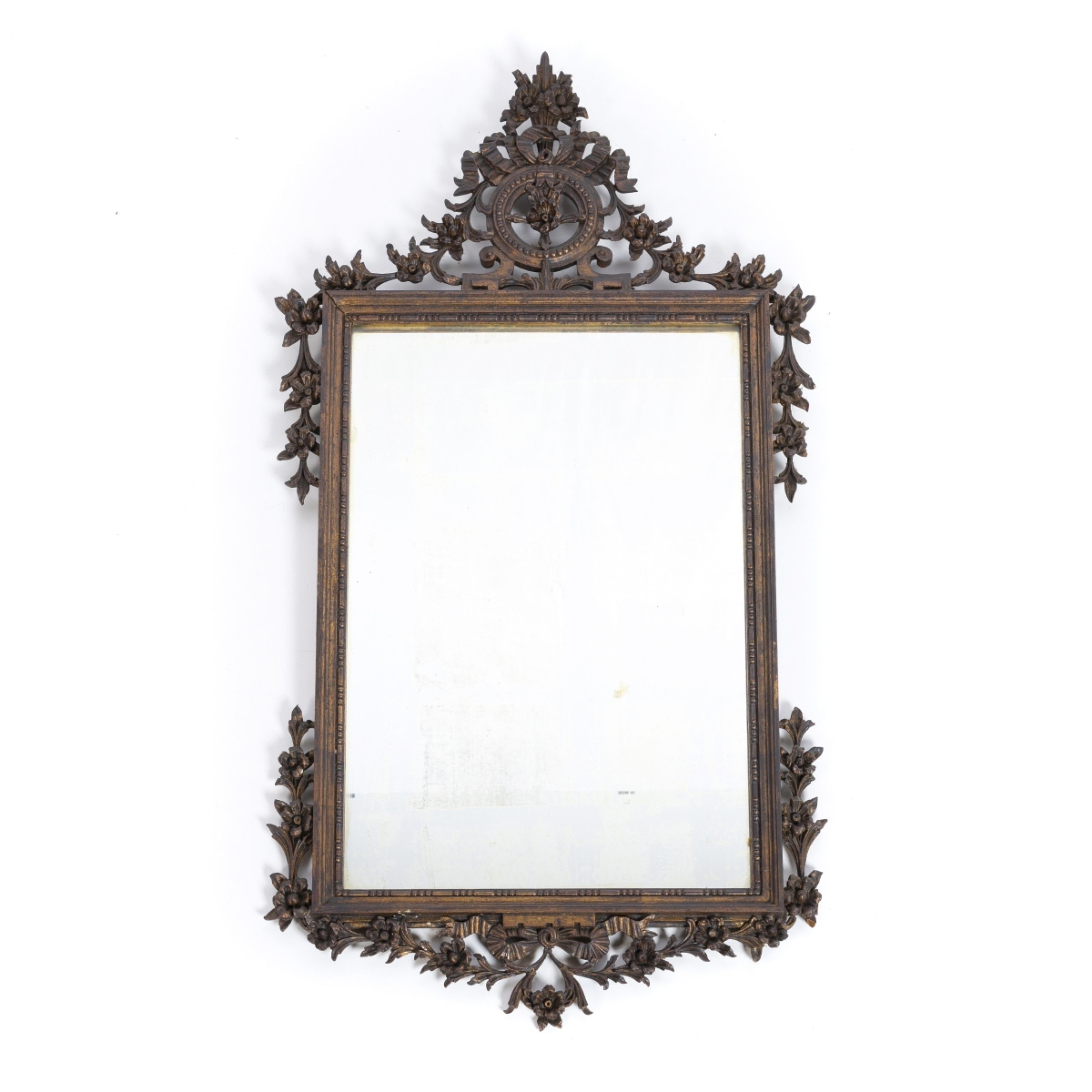 Fait main D. MARIA WALL MIRROR 19ème siècle en vente