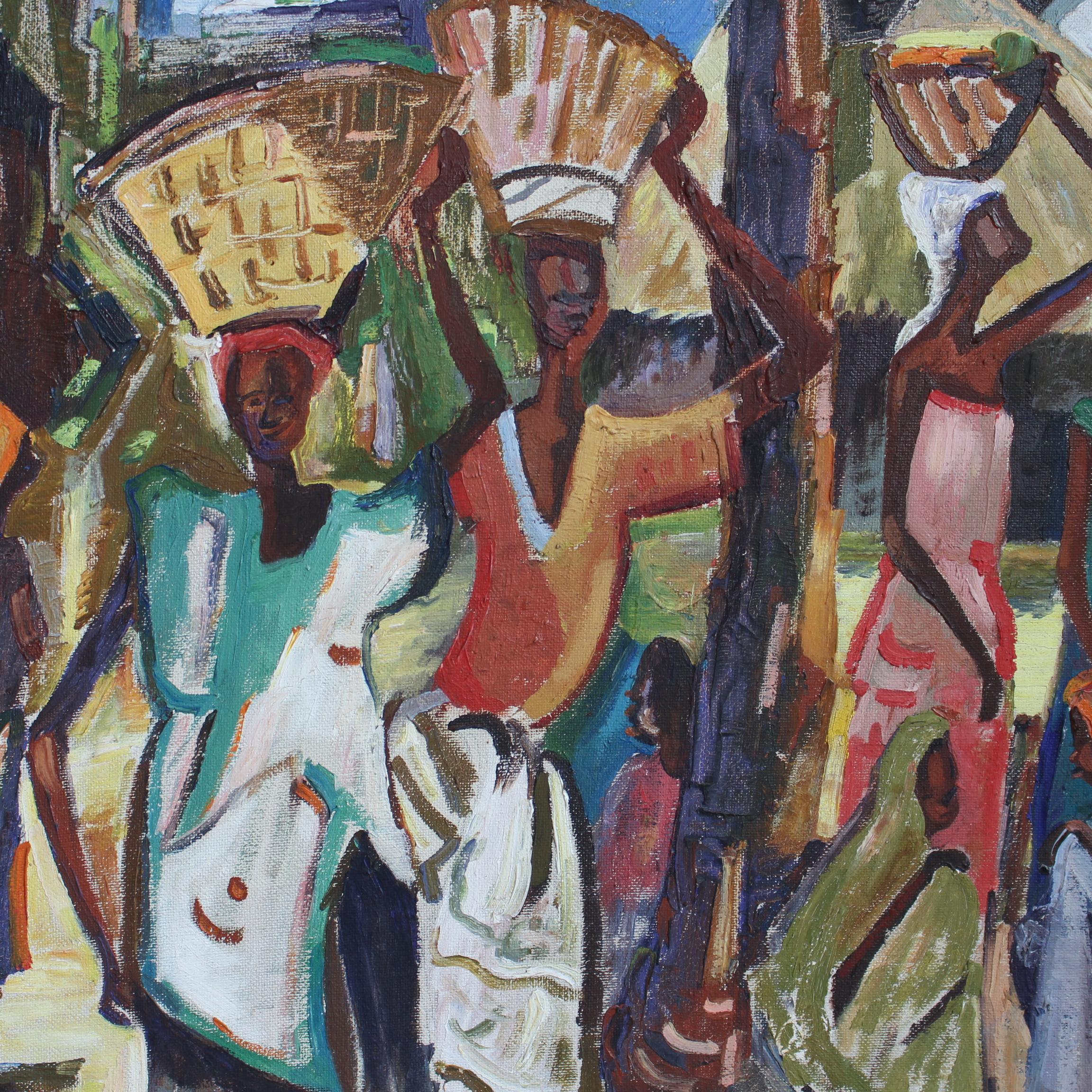 Marché animé de Bamako