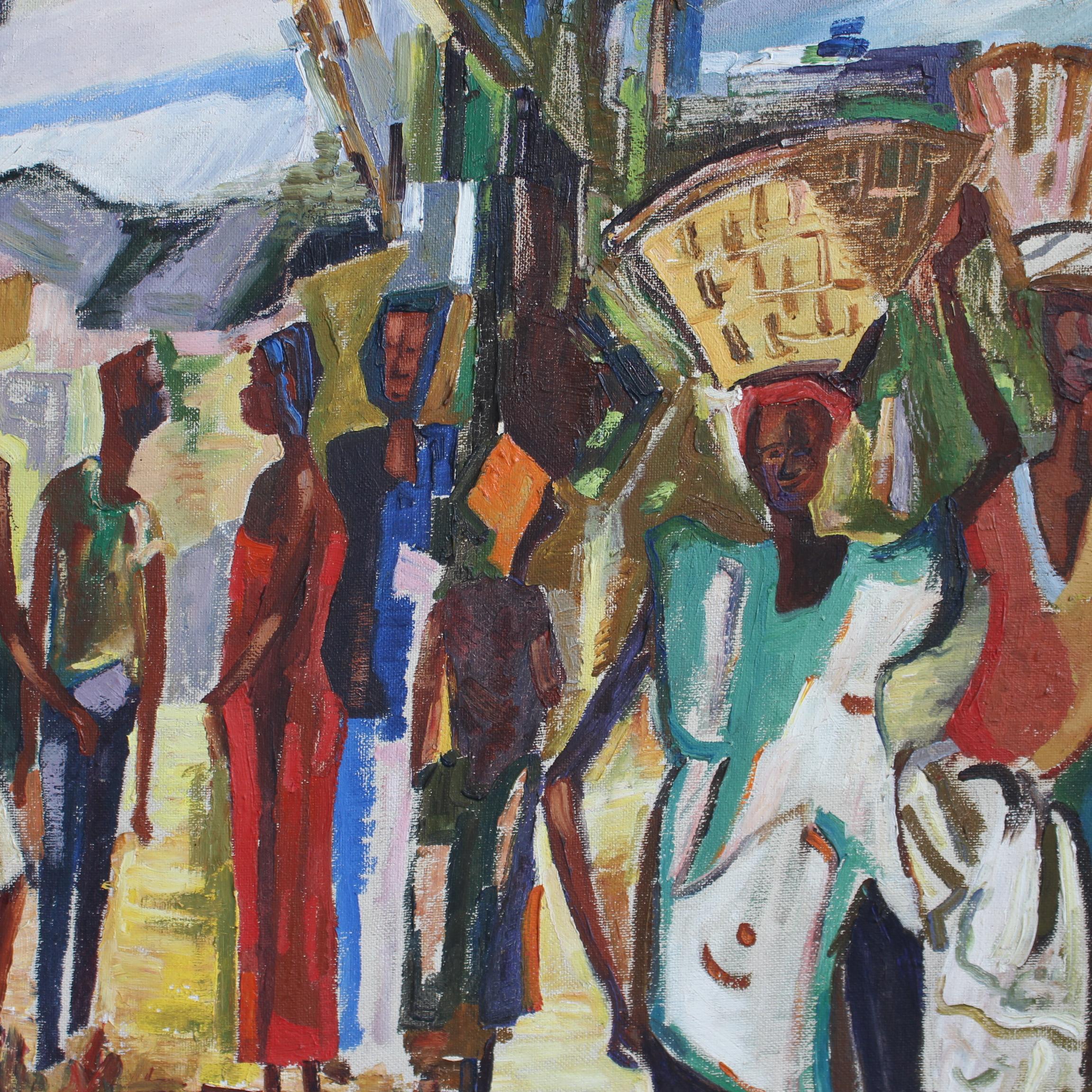 Marché animé de Bamako
