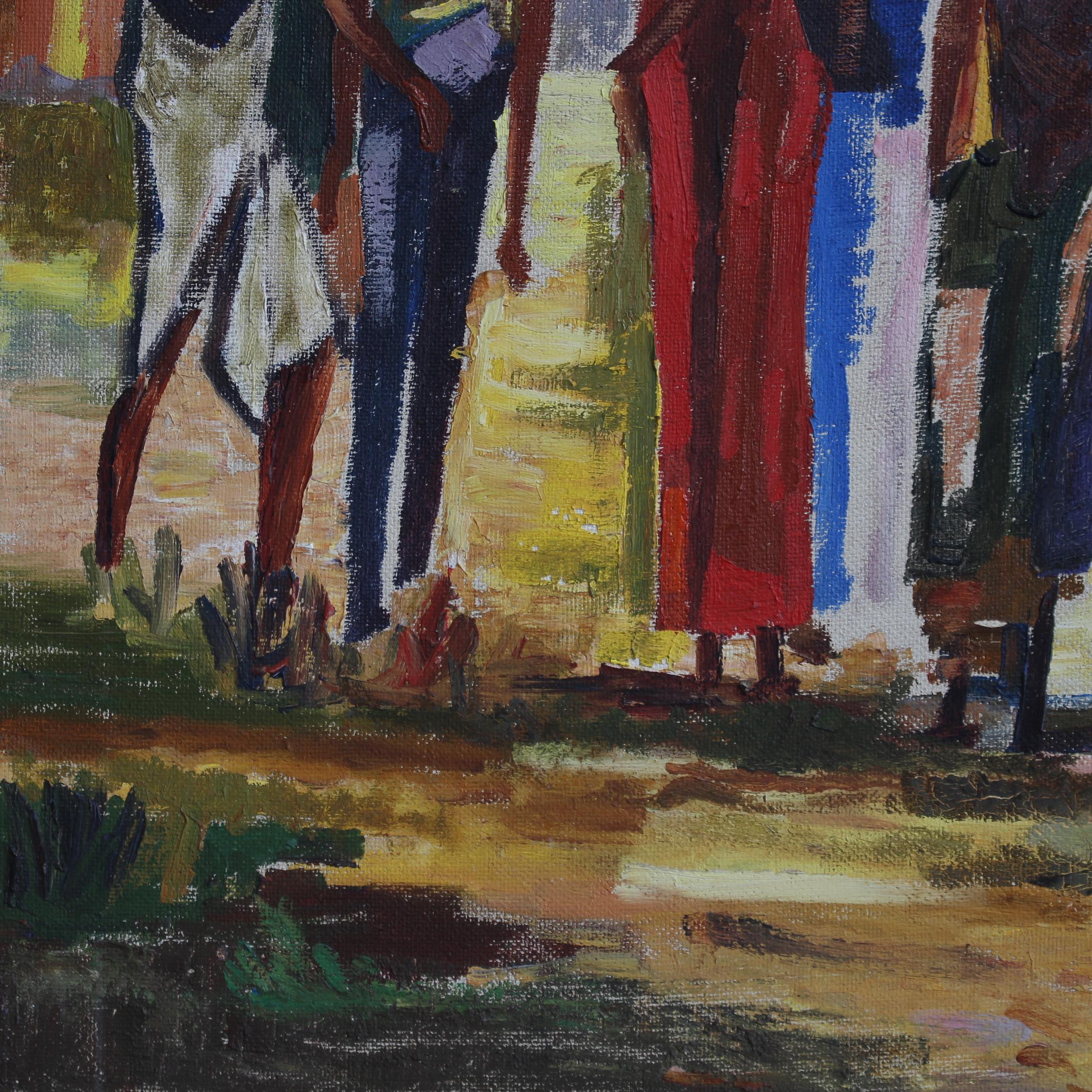Marché animé de Bamako