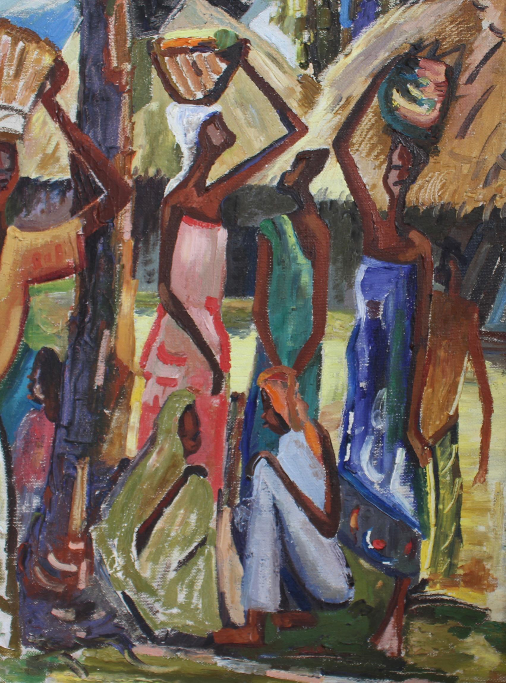 Marché animé de Bamako
