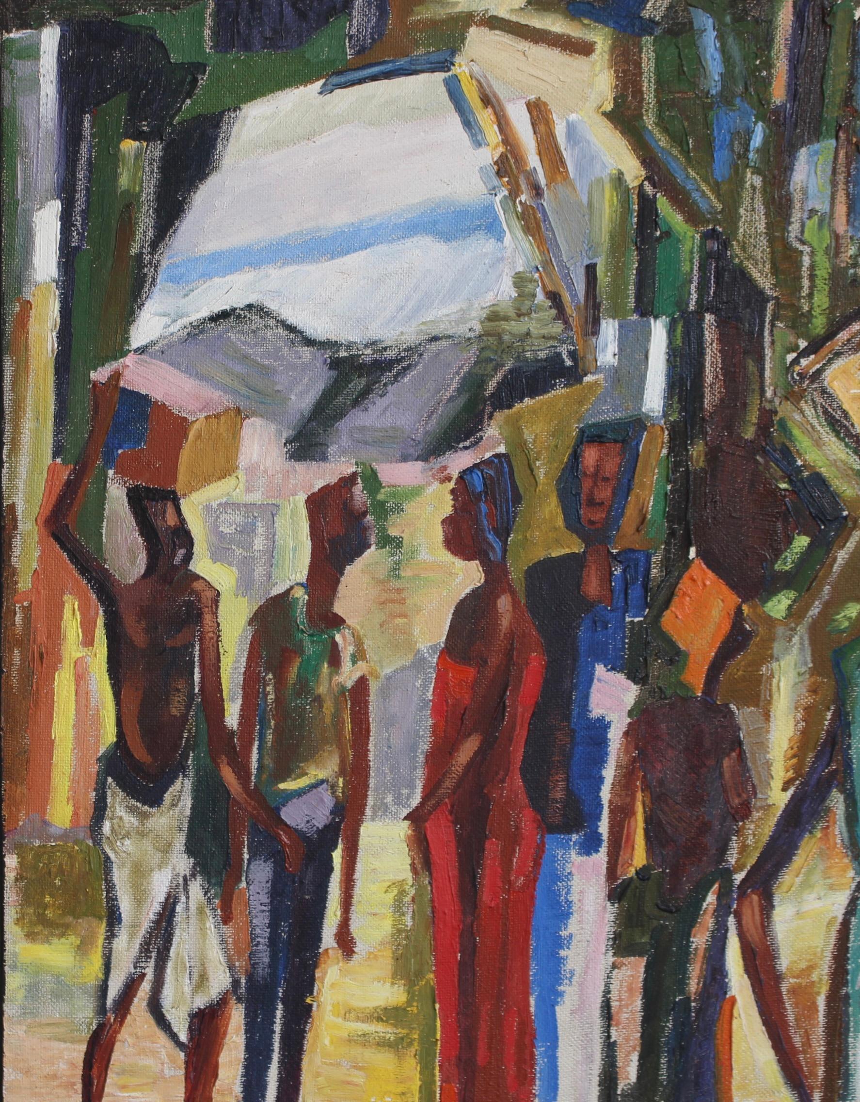 Marché animé de Bamako