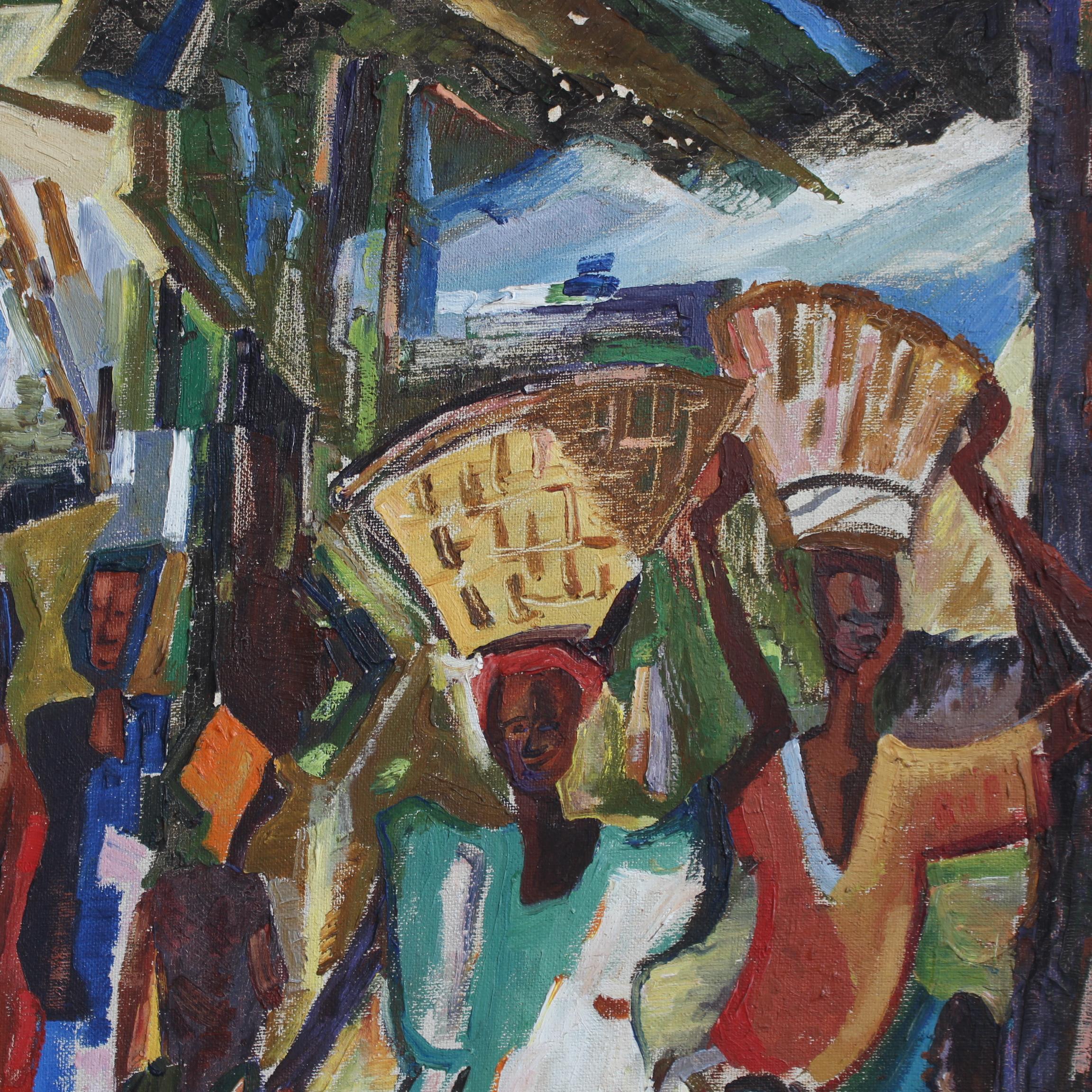 Marché animé de Bamako