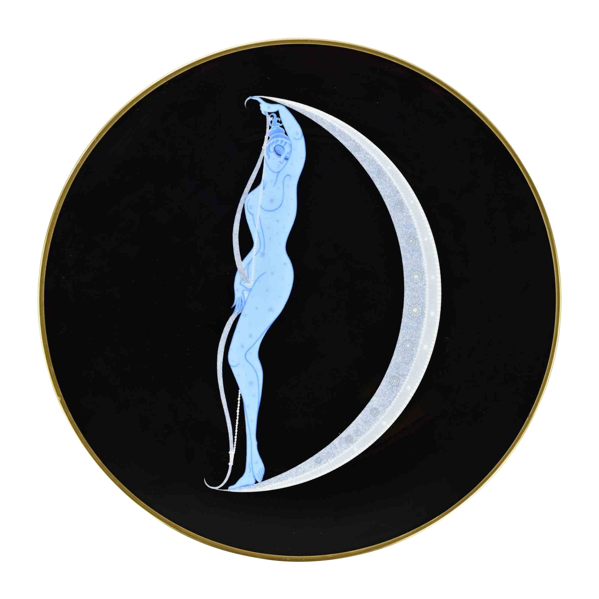 D Plate - The Alphabet after Erté, 1986