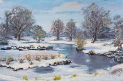D. R. Bangham - 2001 Oil, English Winter
