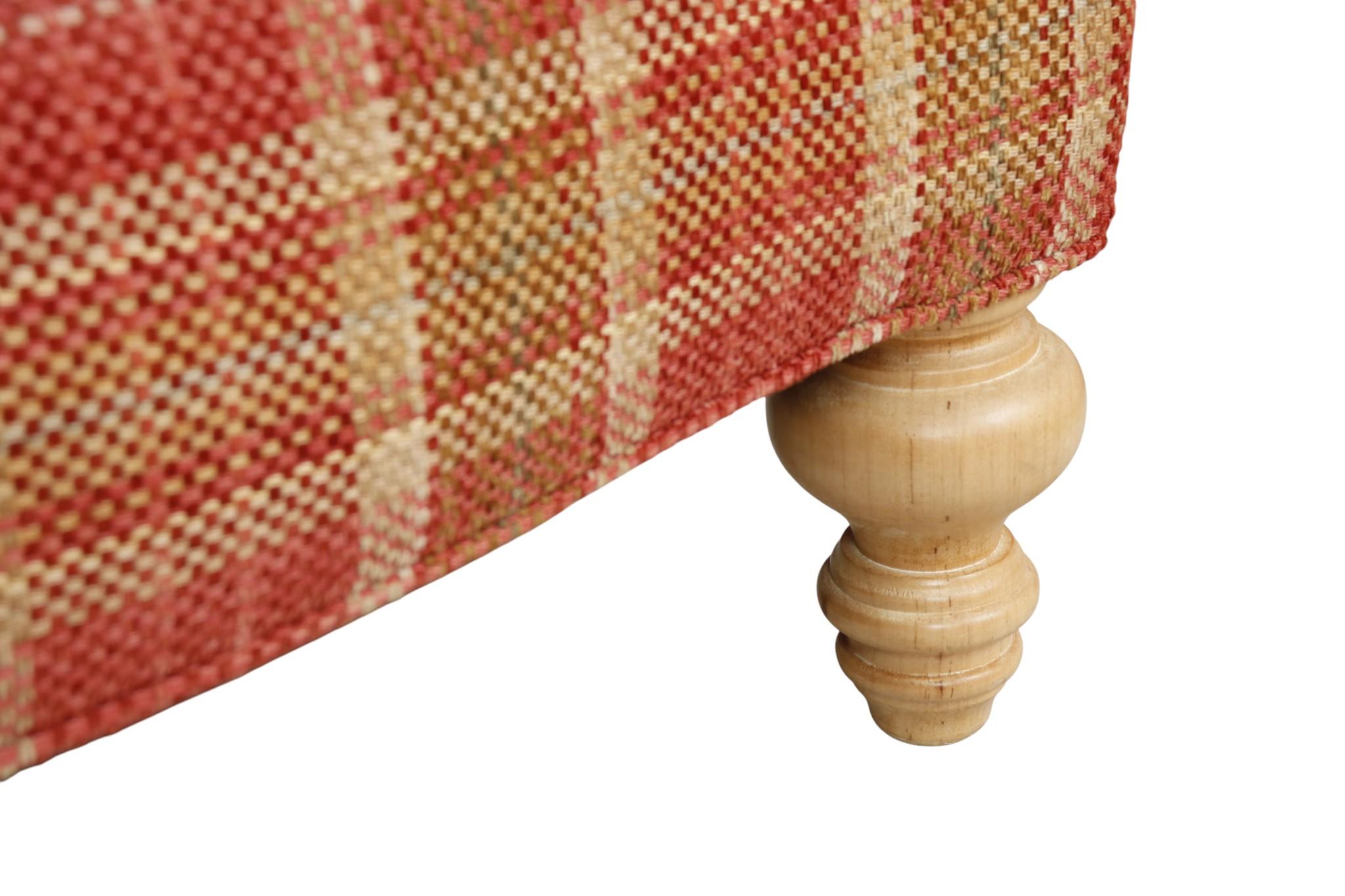 Tissu D. R. Kincaid Chair Company Fauteuils, une paire en vente