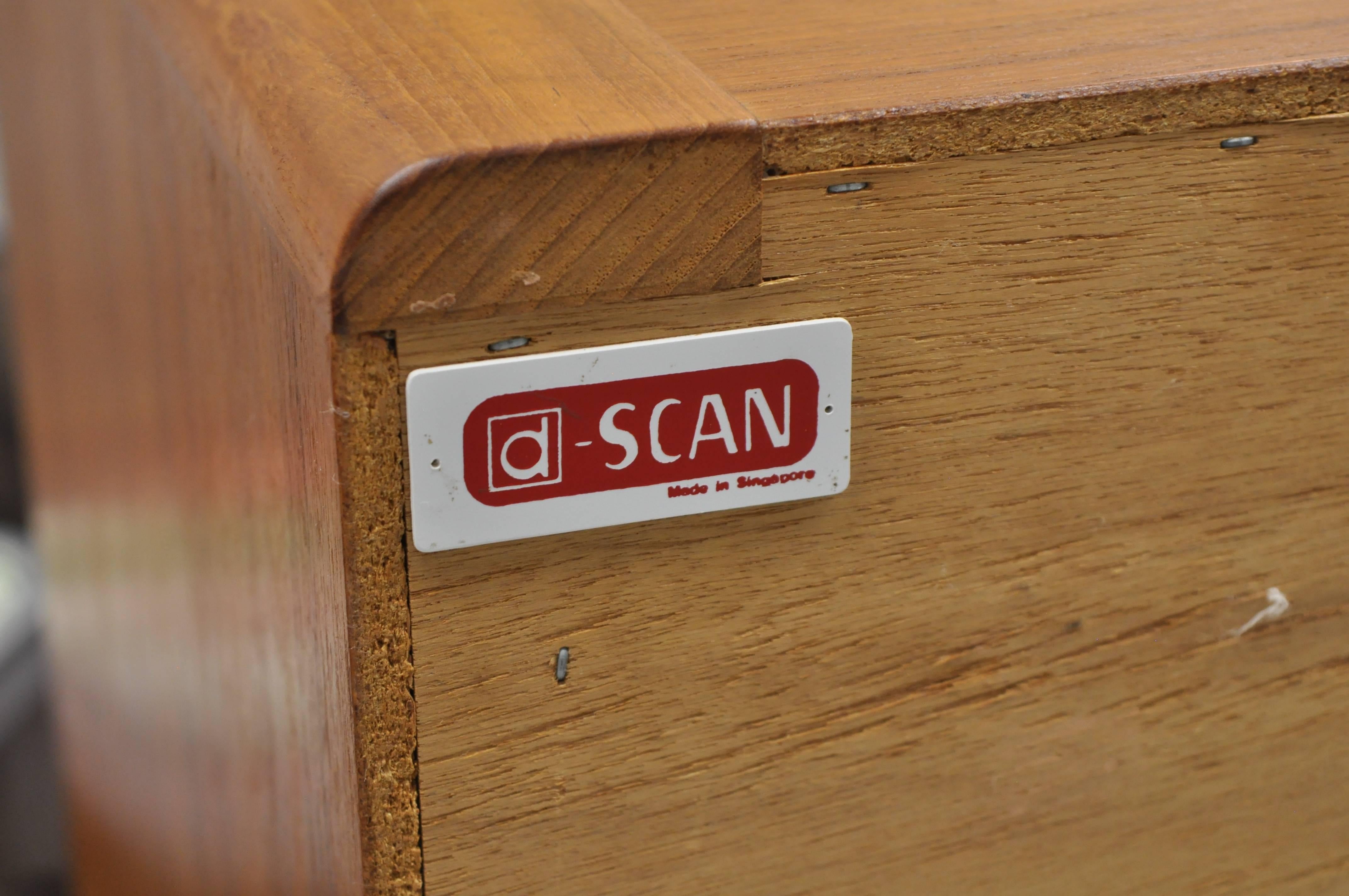 D-Scan Captain Line Campaign Danish Style Modern Teak Long Dresser Credenza 1