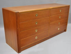D-Scan Captain Line Campaign Danish Style Modern Teak Long Dresser Credenza