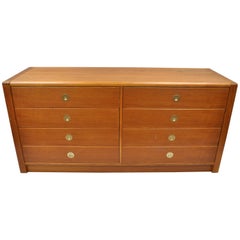 D-Scan Captain Line Campagne Style danois moderne Teck Long Dresser Credenza