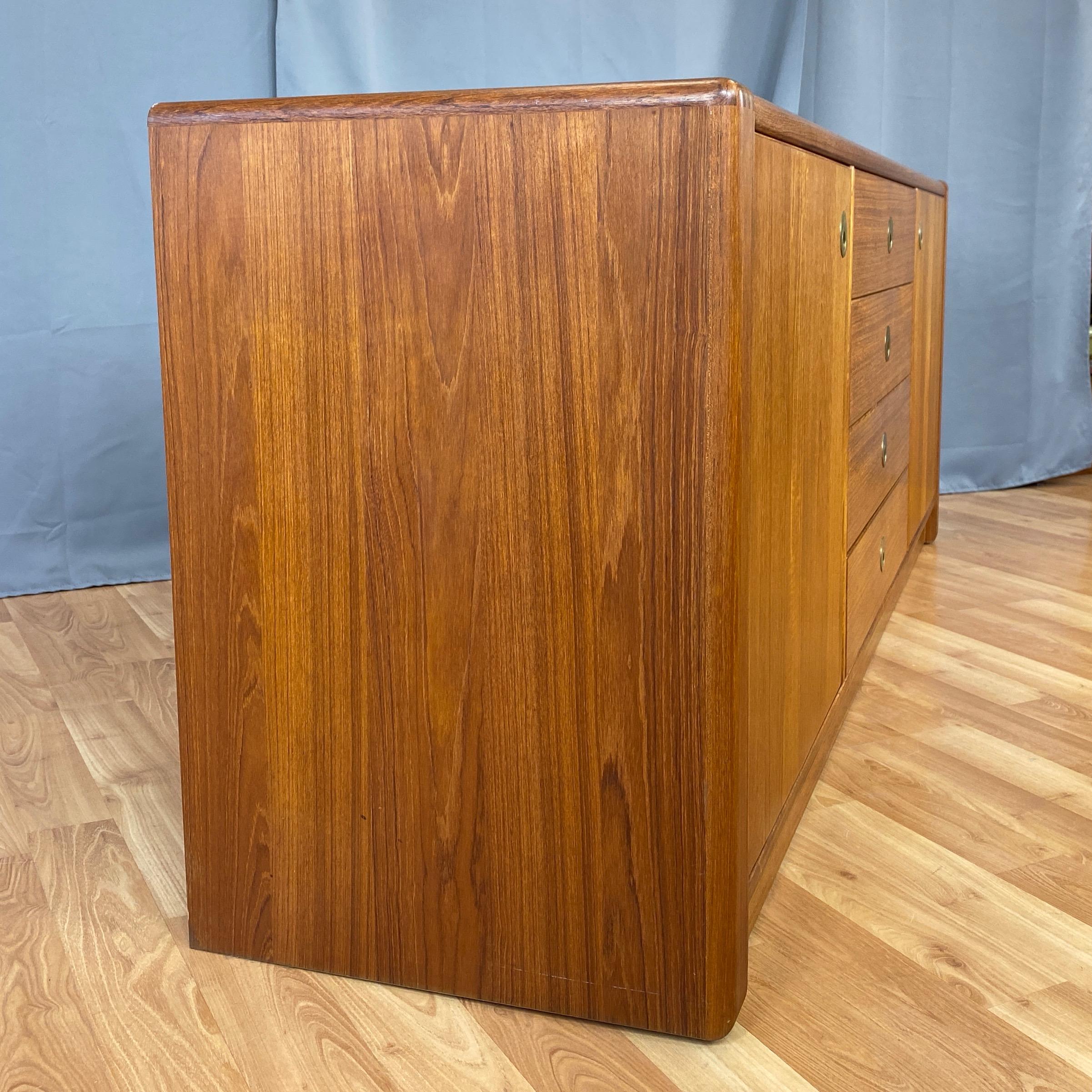 D-Scan Captain Line Scandinavian Modern Teak Credenza, 1970s 6