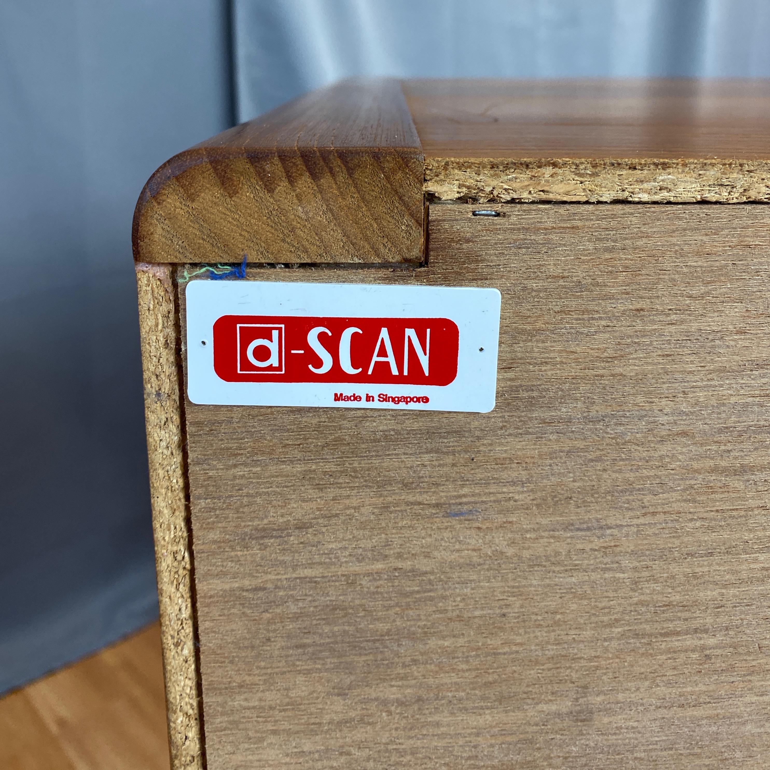 D-Scan Captain Line Scandinavian Modern Teak Credenza, 1970s 9