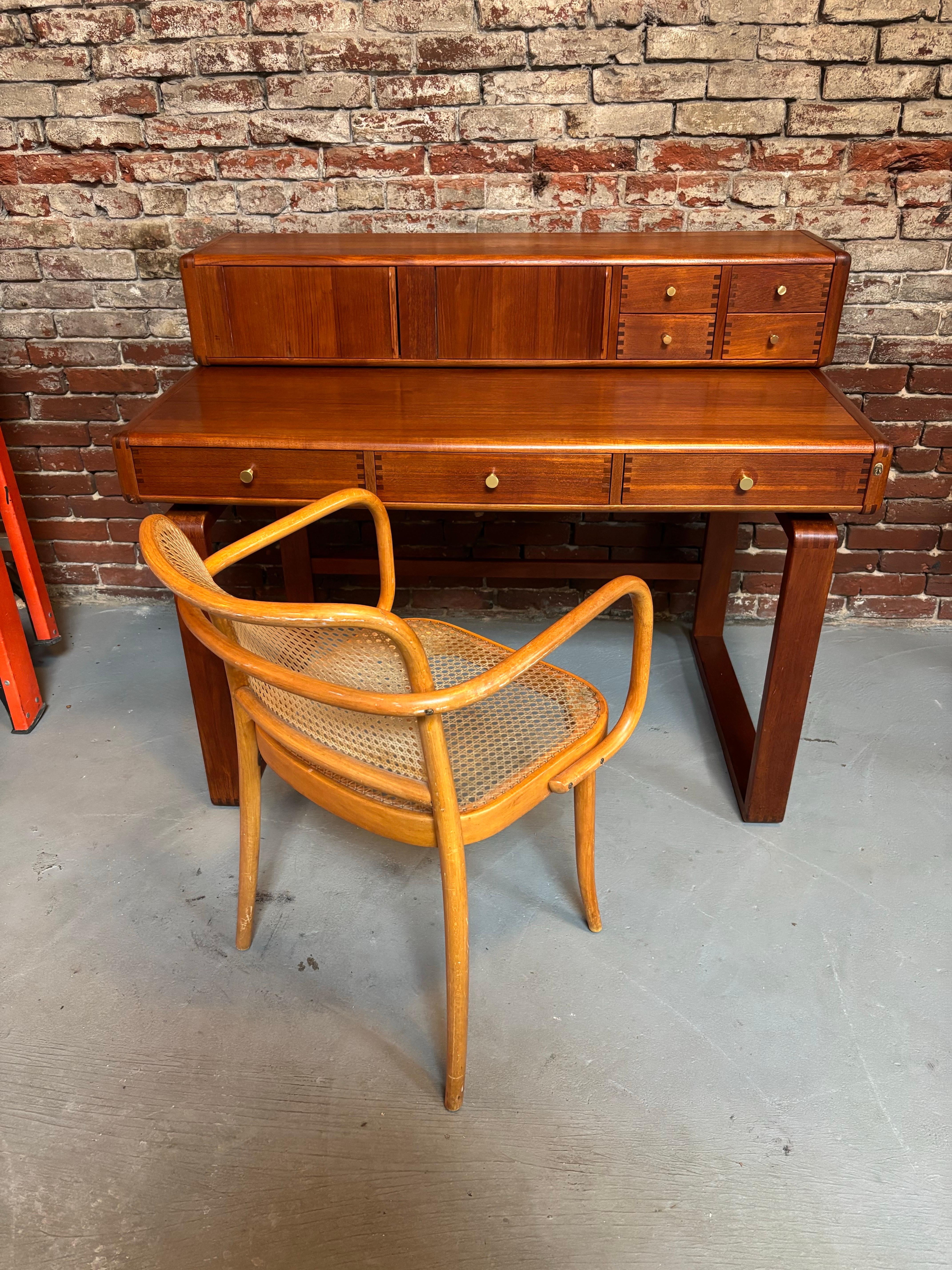 D-Scan Danish Solid Teak Desk 9
