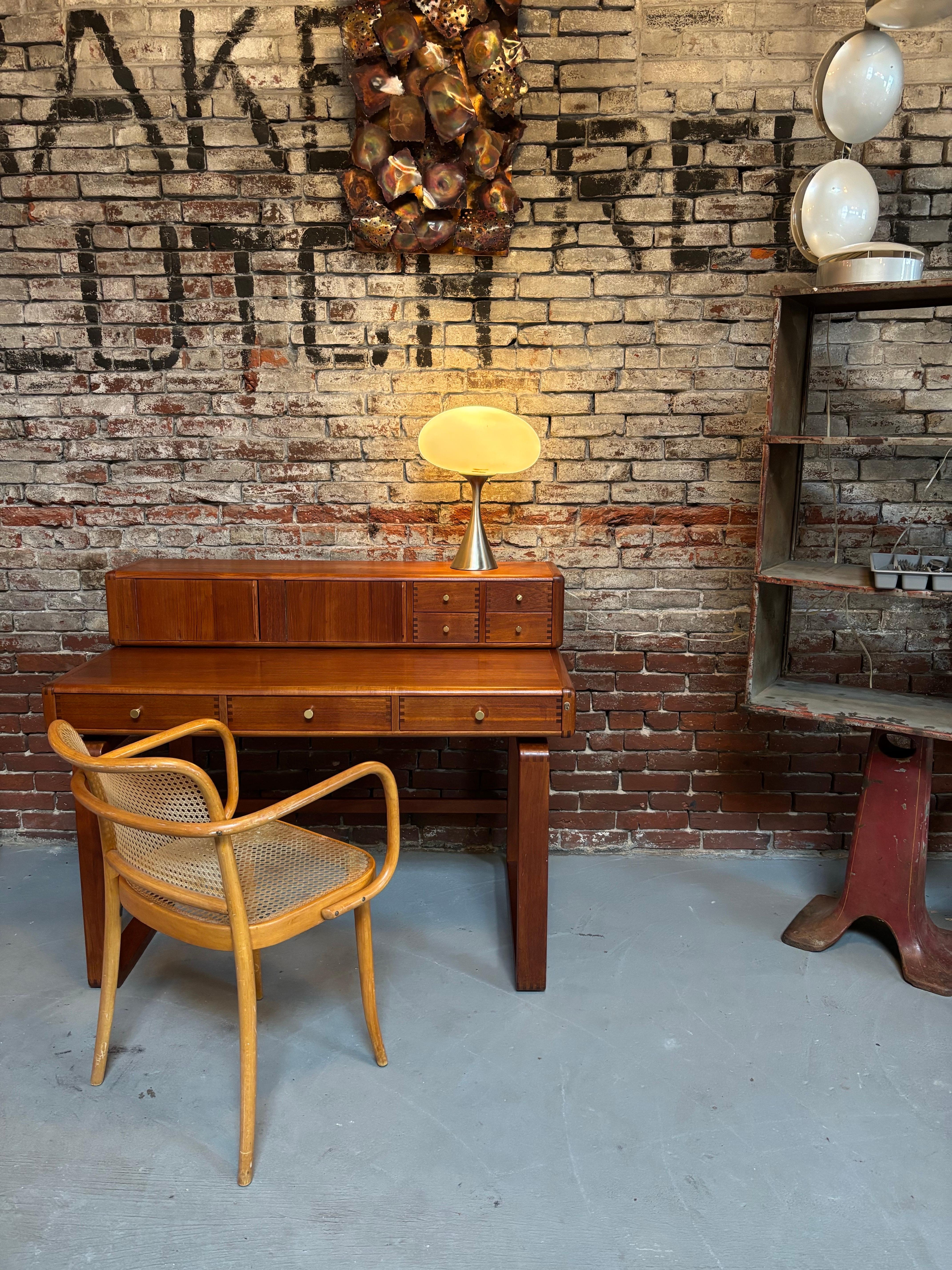 D-Scan Danish Solid Teak Desk 11