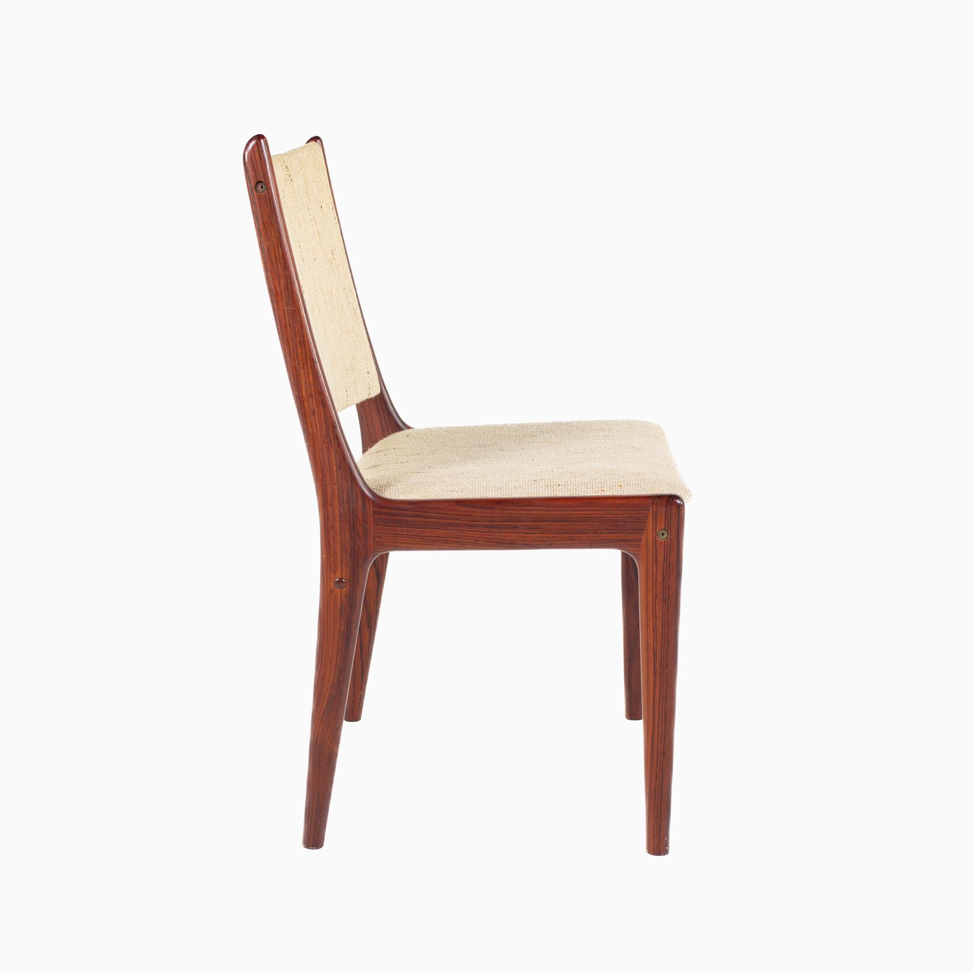 D Scan Mid-Century Danish Rosewood Dining Chairs, Set of 2 1
