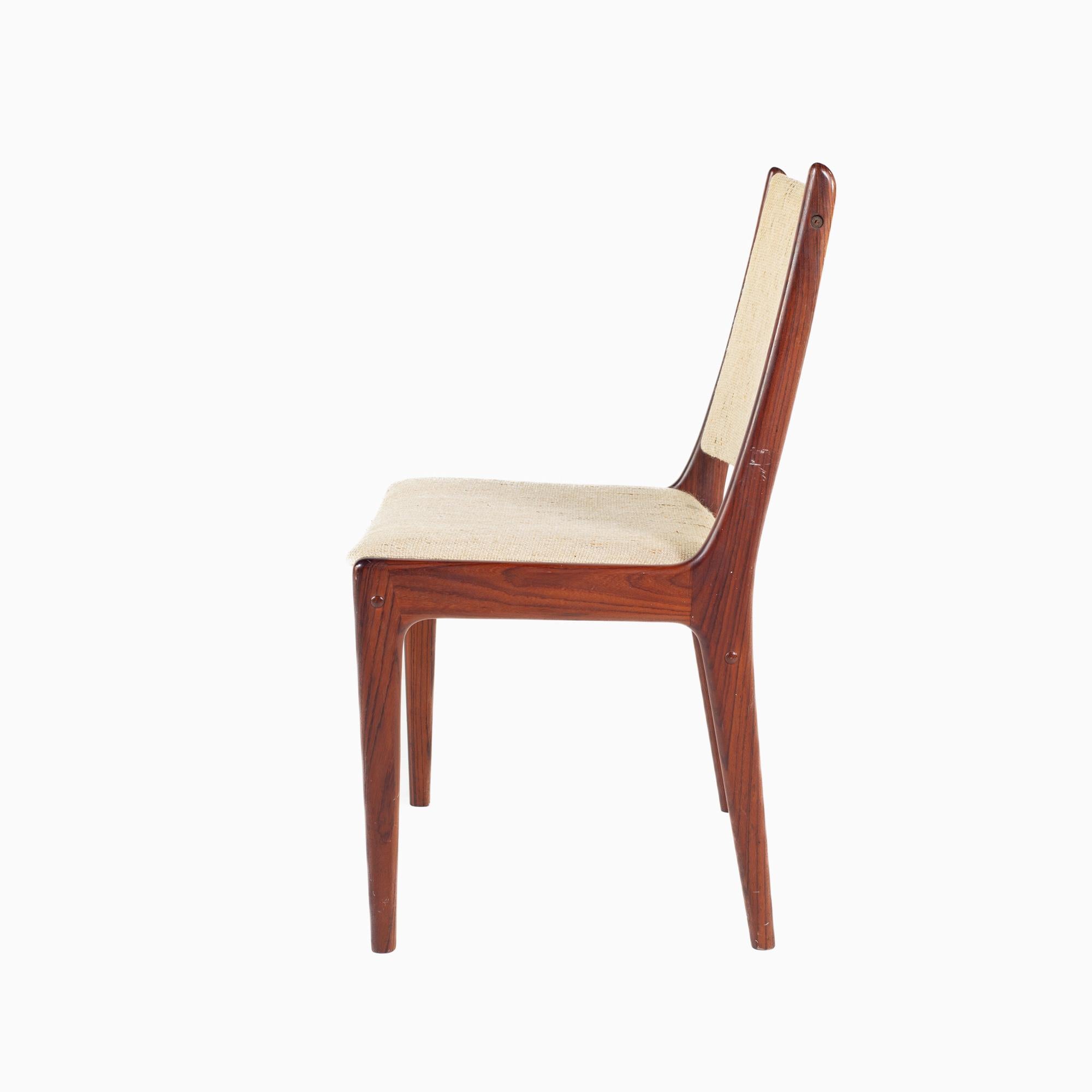 D Scan Mid-Century Danish Rosewood Dining Chairs, Set of 2 3