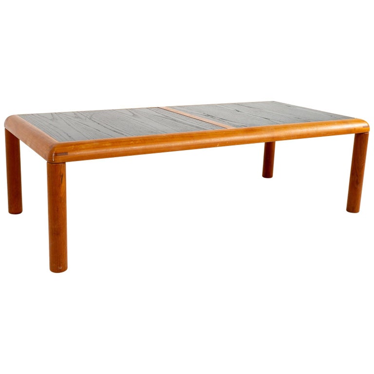 D-Scan Mid Century Reversible Top Teak Coffee Table For Sale at 1stDibs