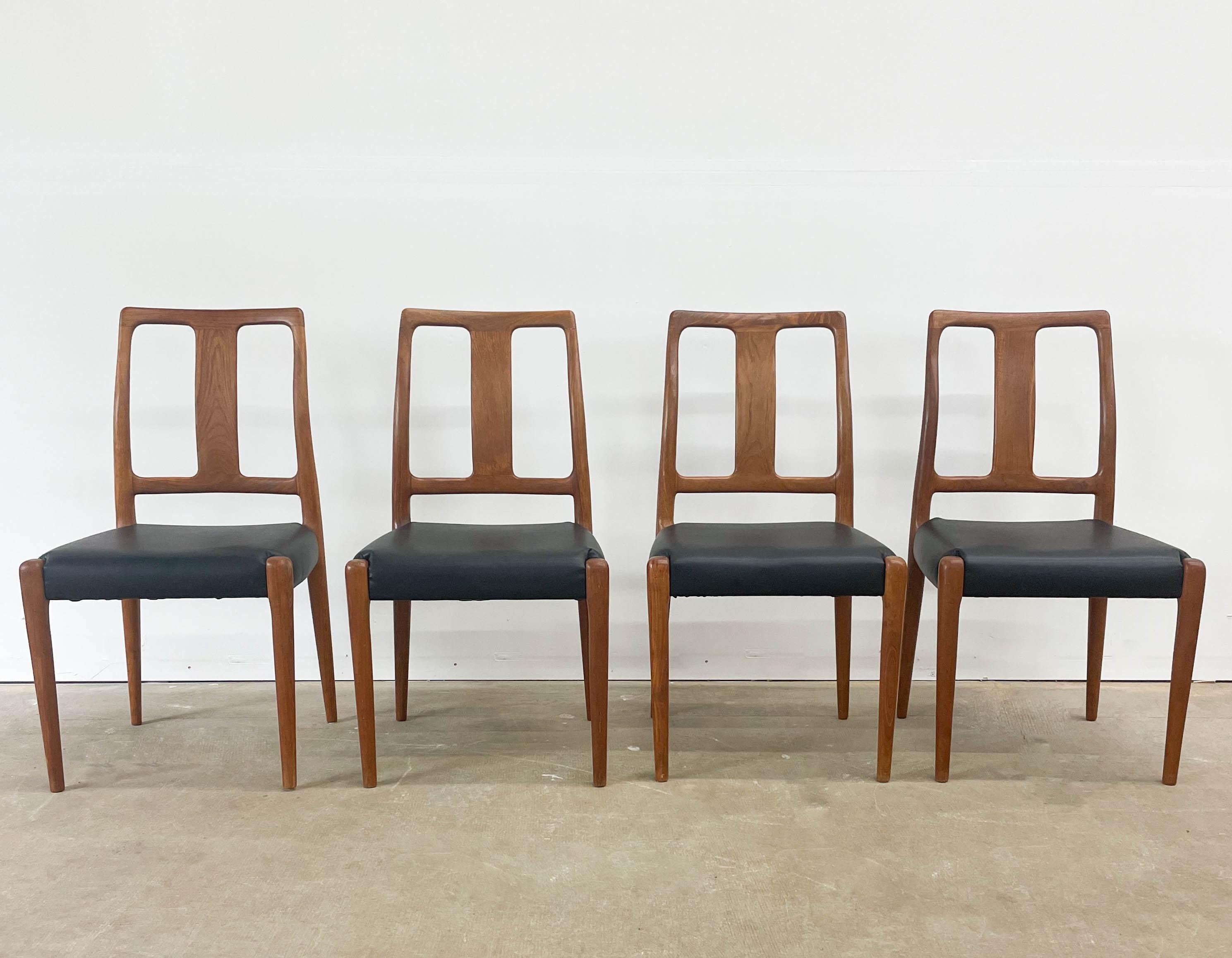 20th Century D-Scan Teak Dining Chairs