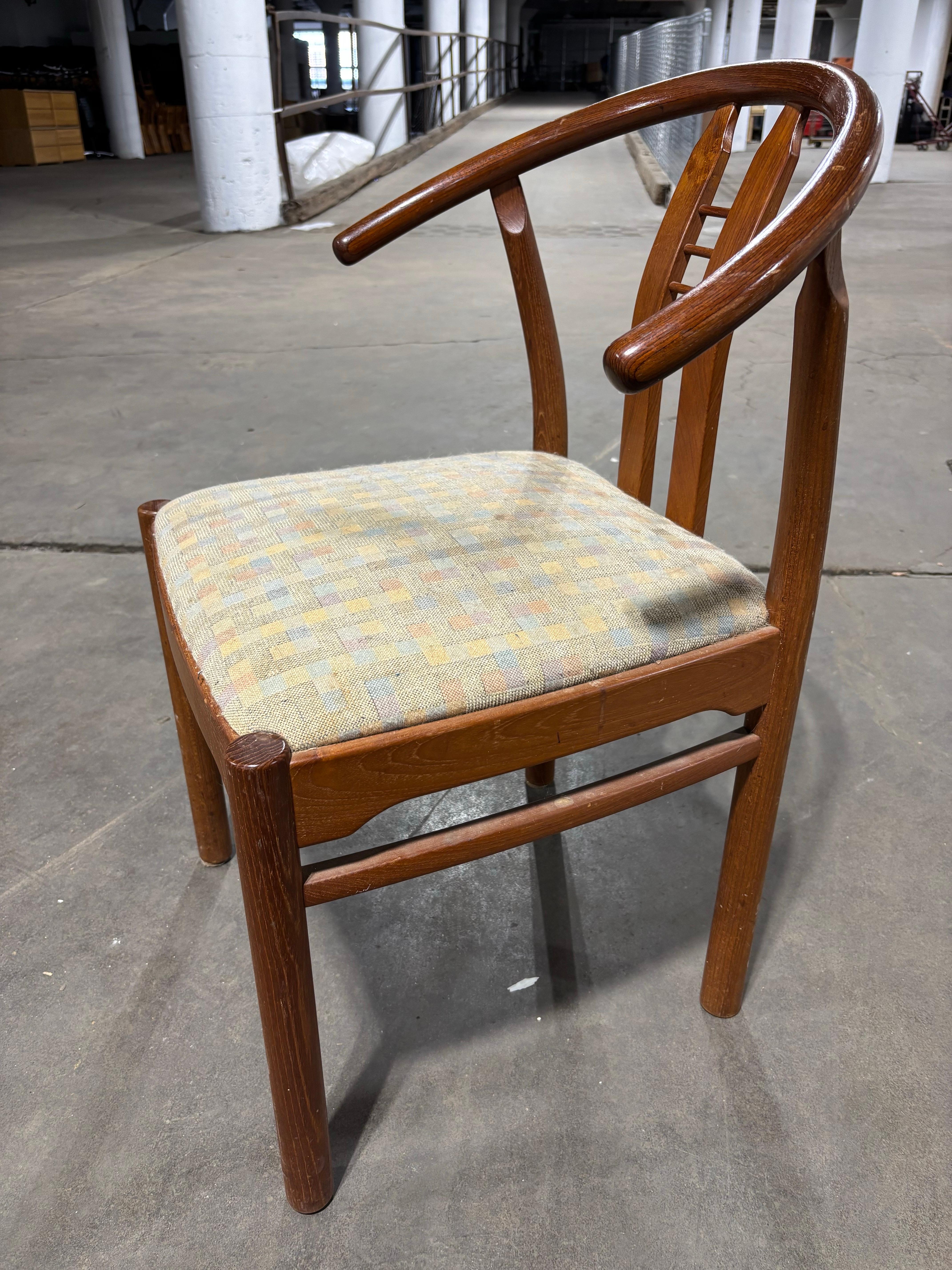 Teak D Scan Sedie da sala da pranzo in teak/ Set di 6 sedie in vendita
